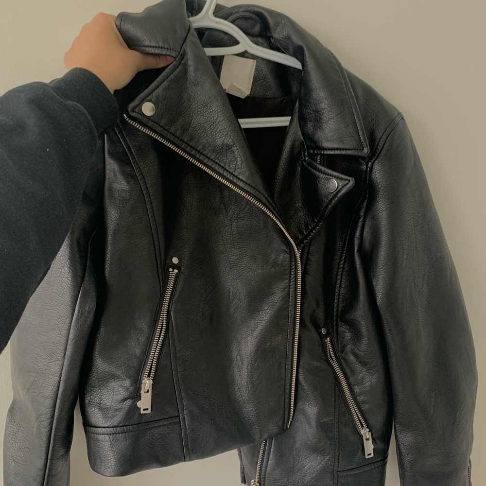 H&M leather jacket